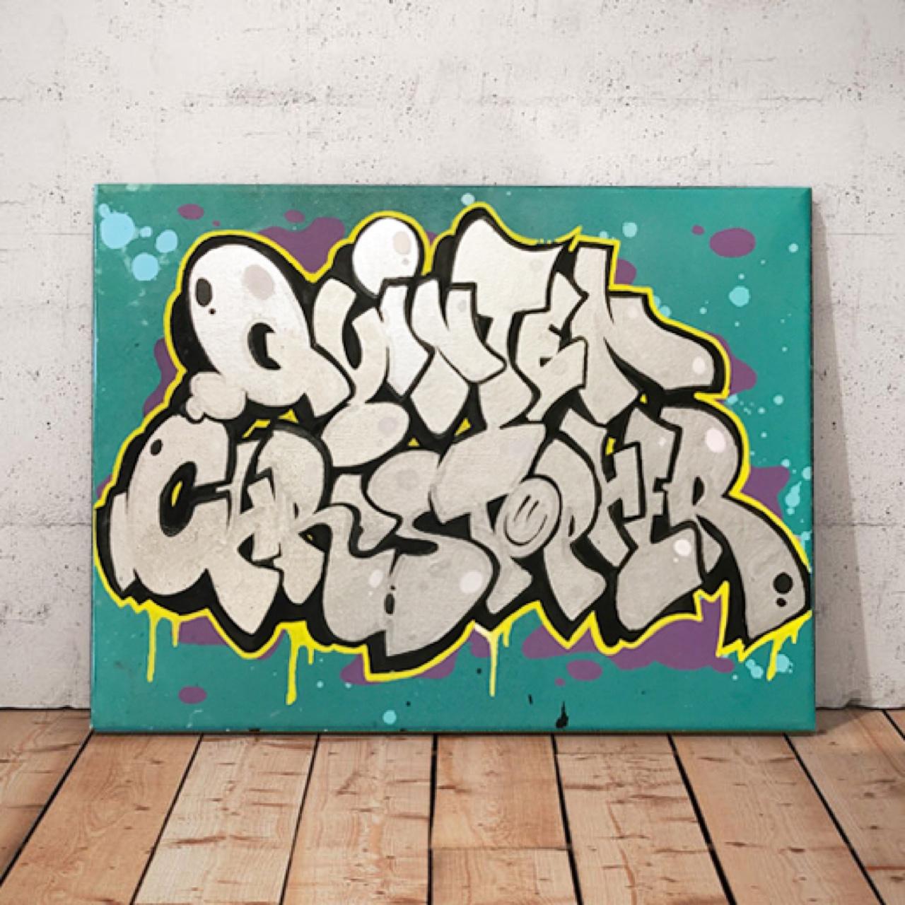 Supreme graffiti logo print A2 size #Supreme | Depop