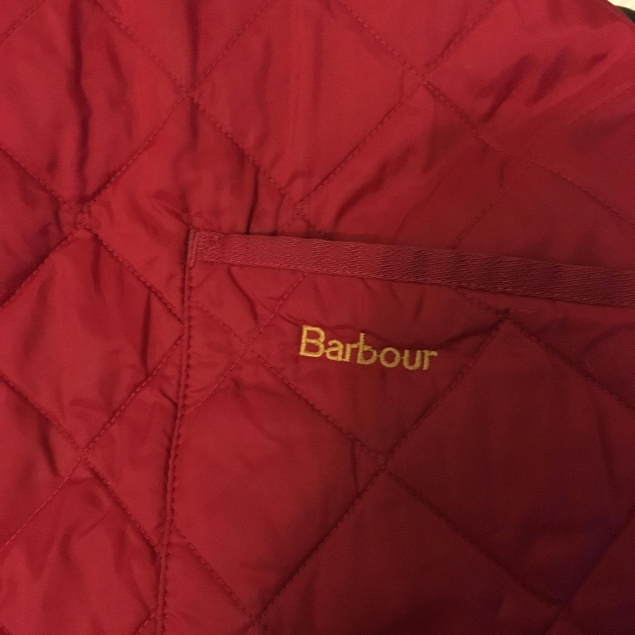 red quilted barbour jacket kids XL 12/13 would fit... Depop