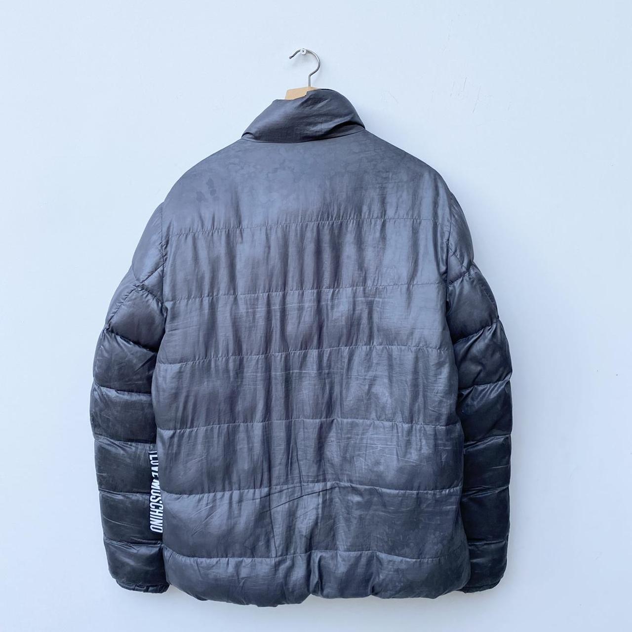 Love Moschino Puffer Jacket, Grey, L Super warm,... Depop