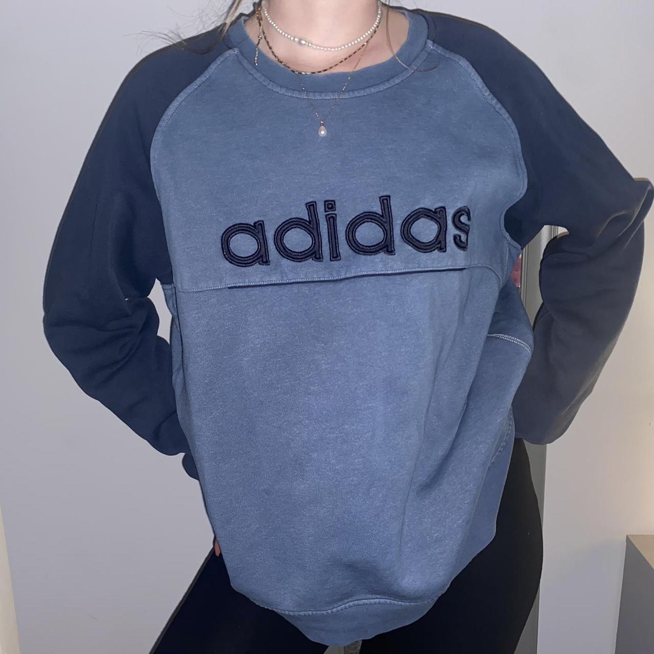 adidas spell out sweatshirt