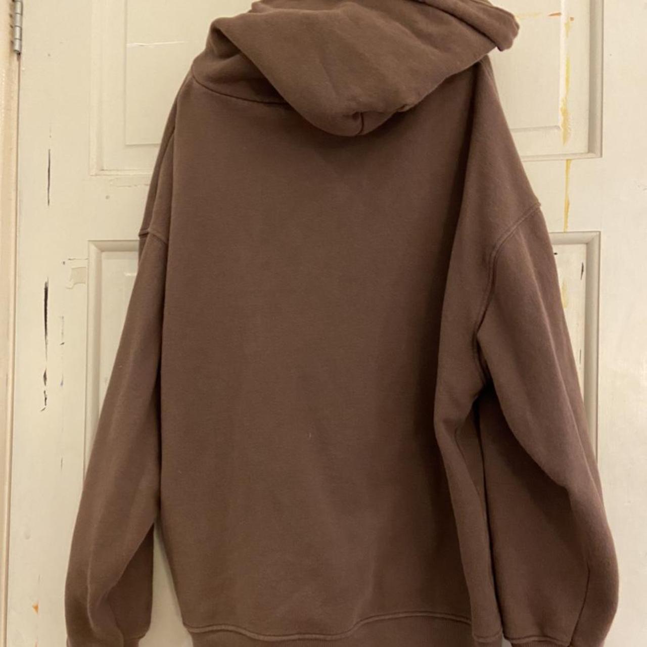 subdued brown zip up
