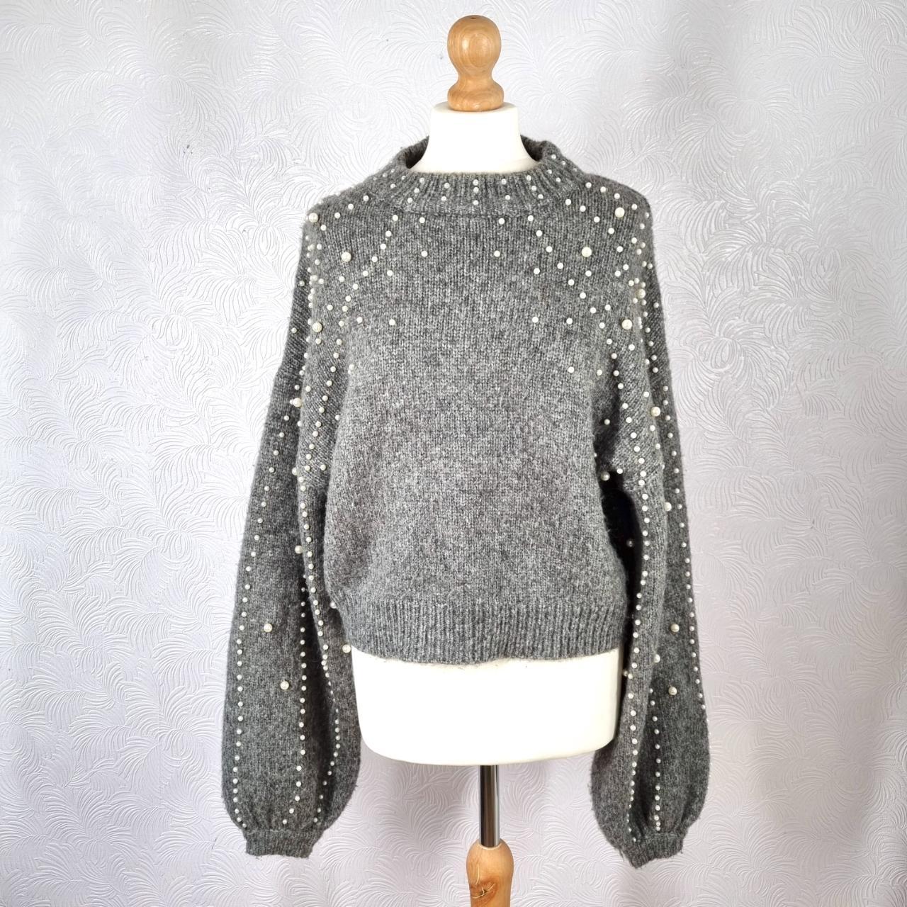 beaded jumper zara