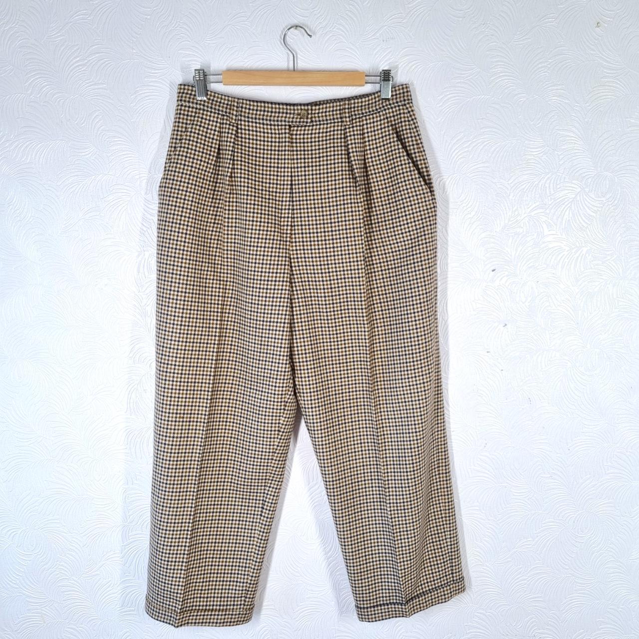 Vintage Aquascutum Trousers House Check Print