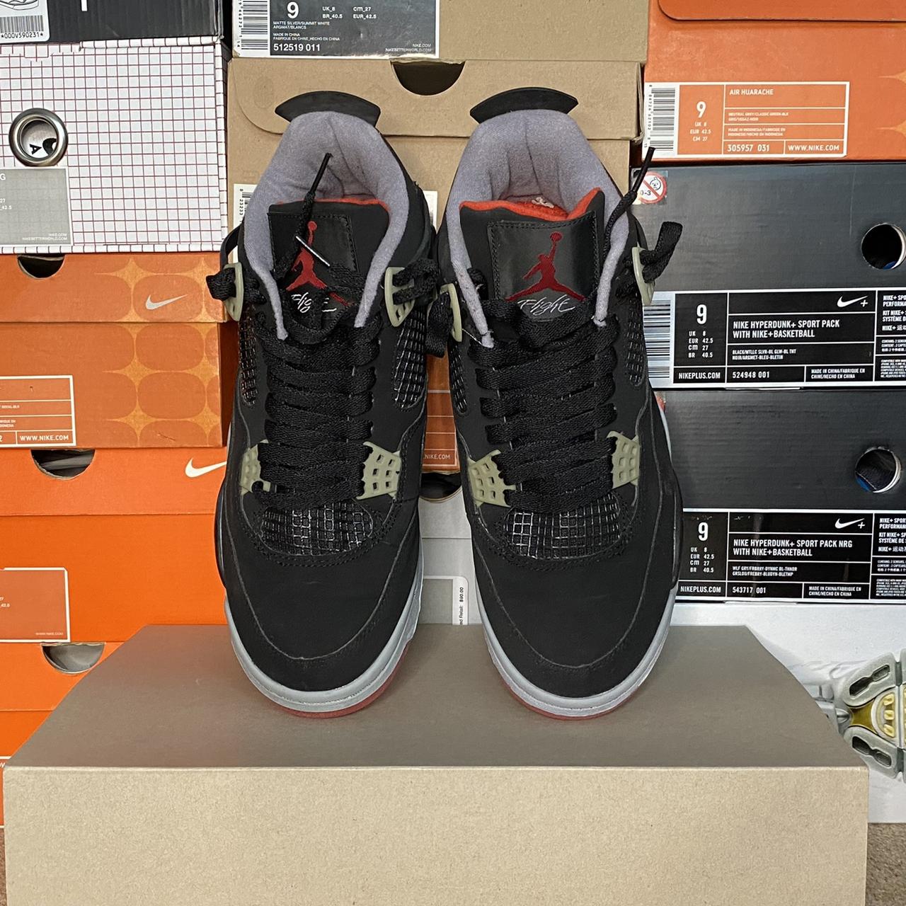 jordan 4 black cement real vs fake