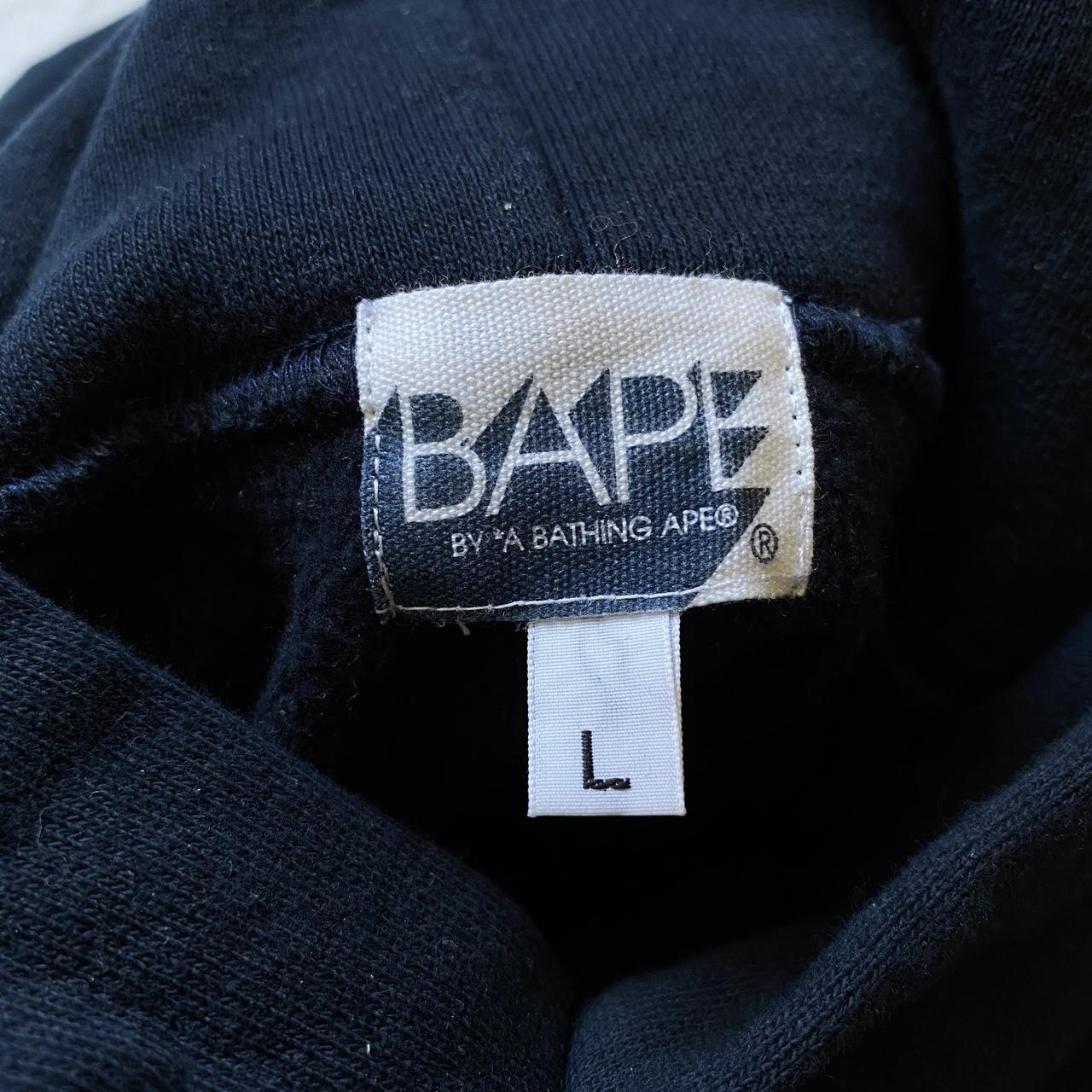 Bathing ape hoodie on sale tag