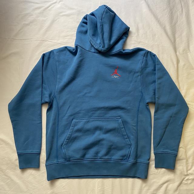 Jordan x Union NRG Vault AJ Flight hoodie – Blue –... - Depop