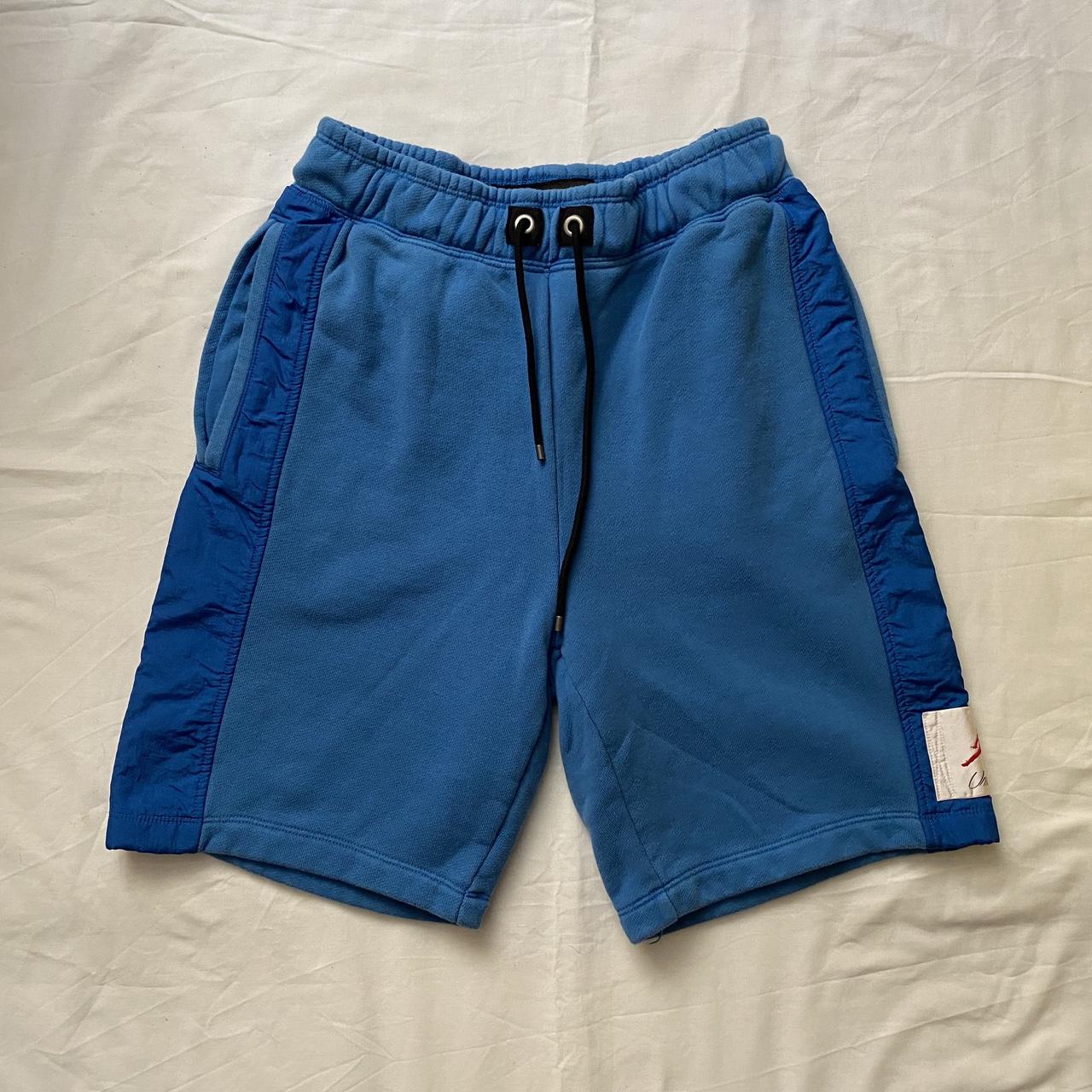 Jordan x Union NRG Vault AJ Flight Shorts – Blue – | Depop