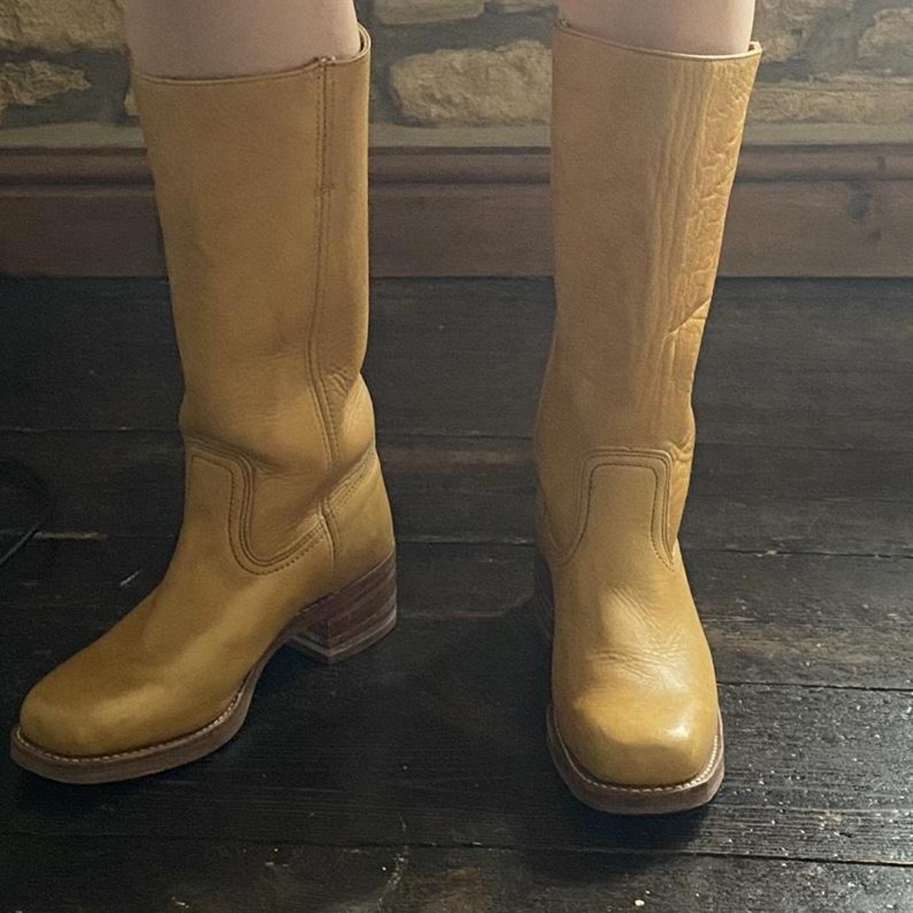 More photos of frye campus boots - Depop