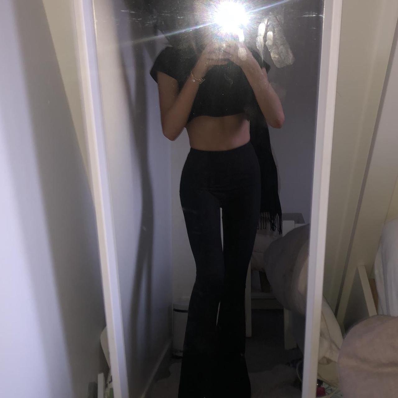 boohoo black flatforms