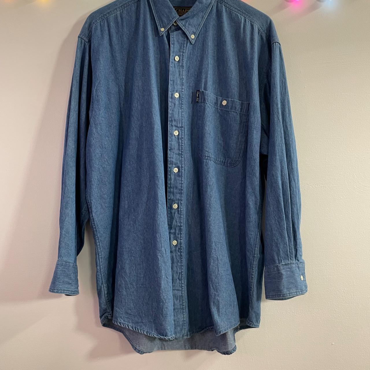 ralph lauren chaps denim shirt