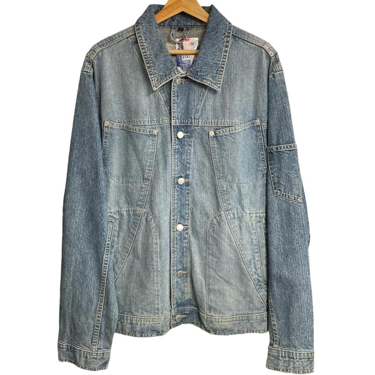Vintage Clockhouse Denim Jacket (XL) Classic Faded... Depop