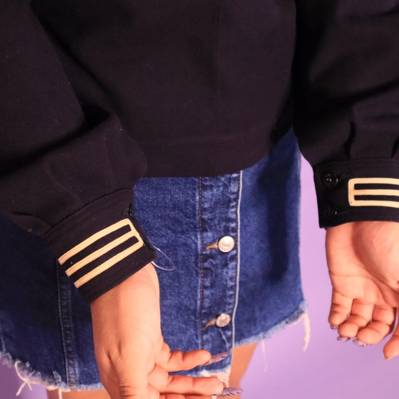 Salior cuff me up 💛 Super unique and fun v neck... Depop