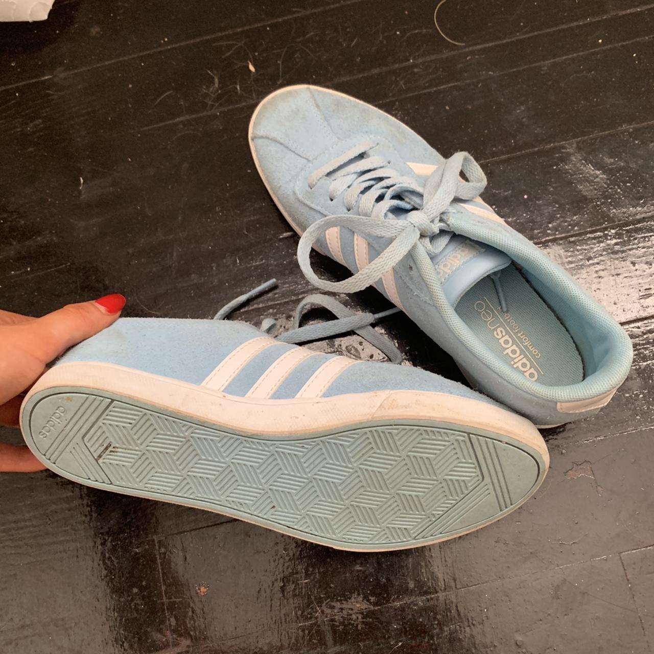 adidas neo light blue