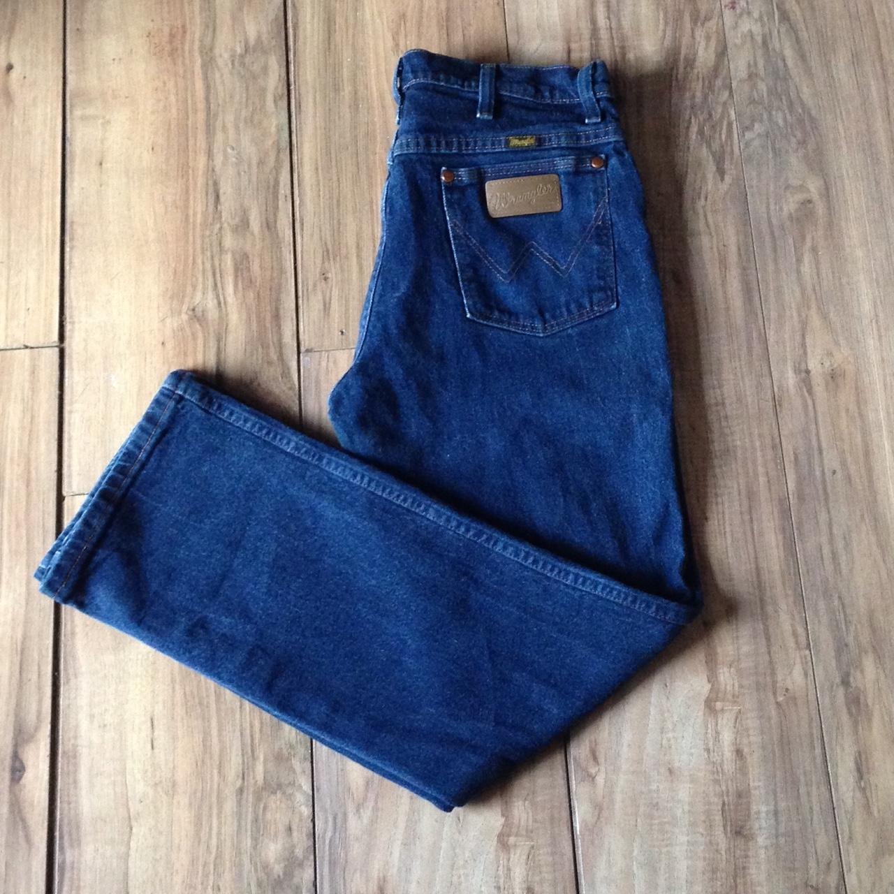 wrangler raw denim