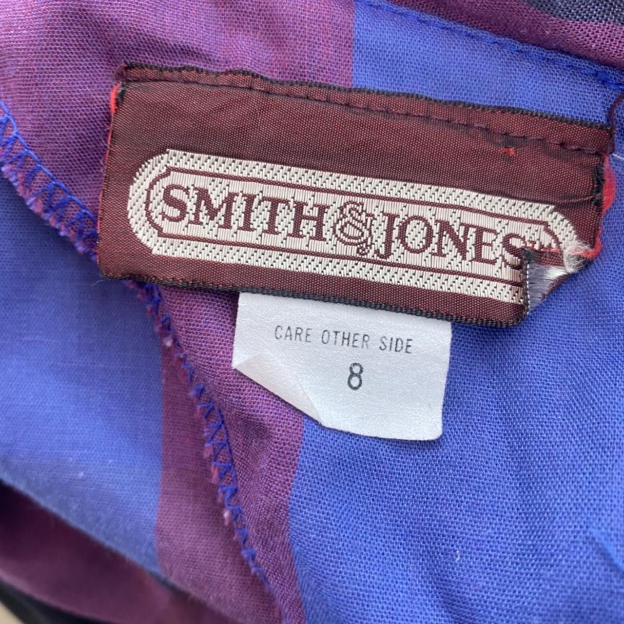 Vintage purple plaid button up shirt with tie. Size... - Depop