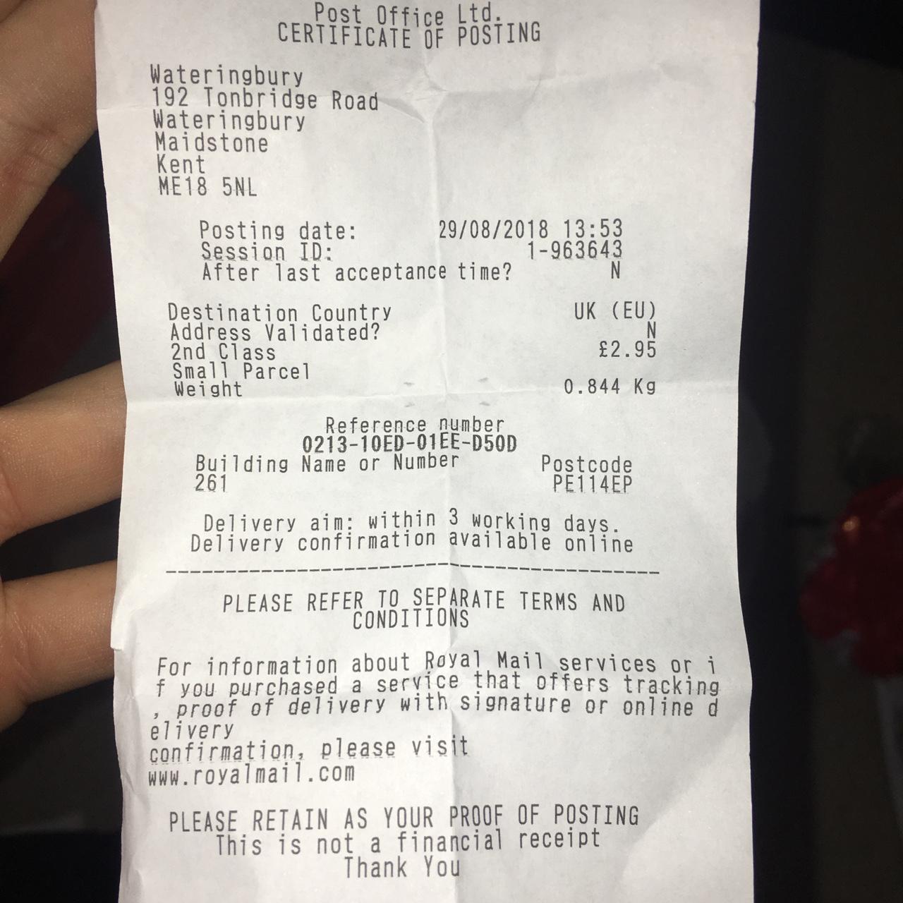 mitch9417 there's my receipt mate - Depop