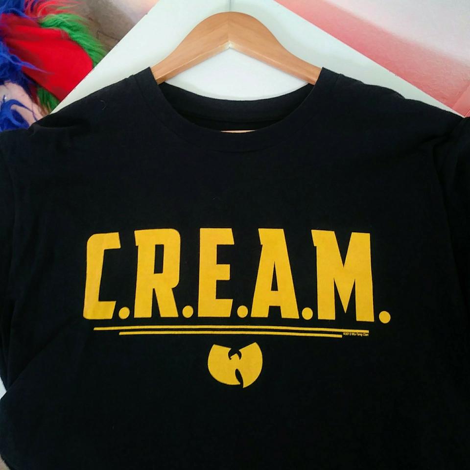 Wu-Tang Cream tshirt. Official wu tang brand. Size - Depop