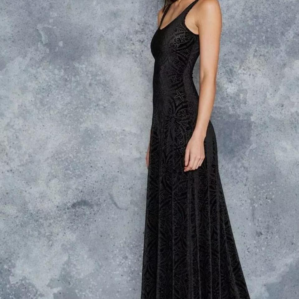 black milk burned velvet maxi dress