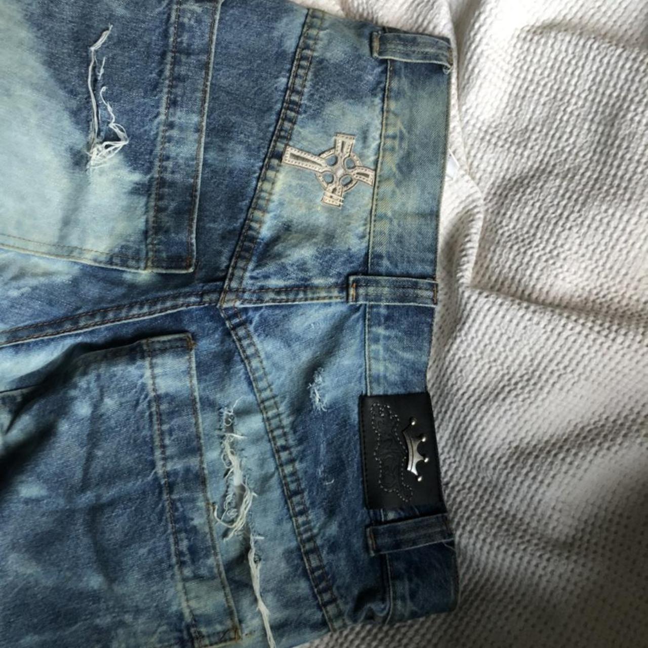 DIYed wide leg JNCOs. Super great quality denim,... - Depop