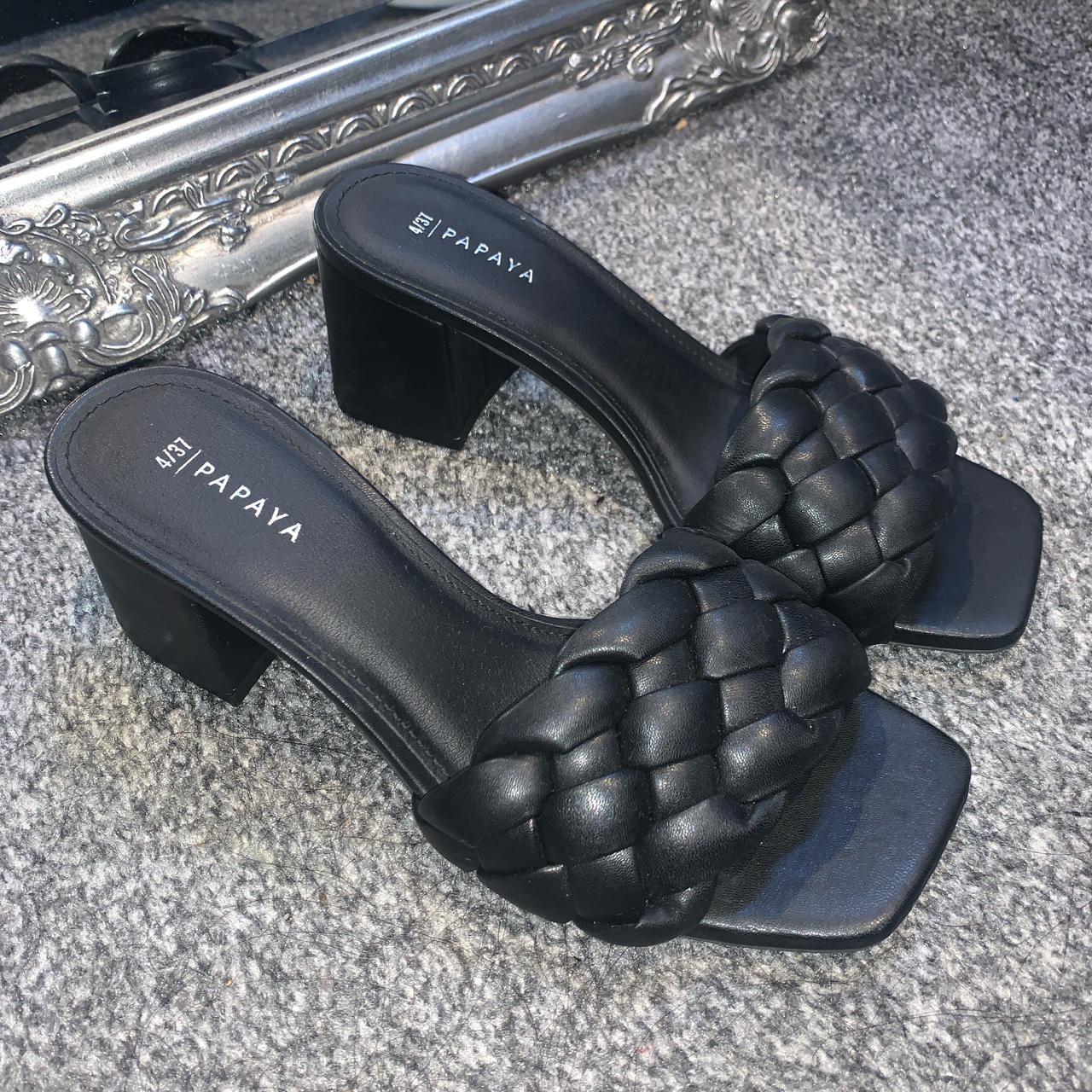 matalan black block heels