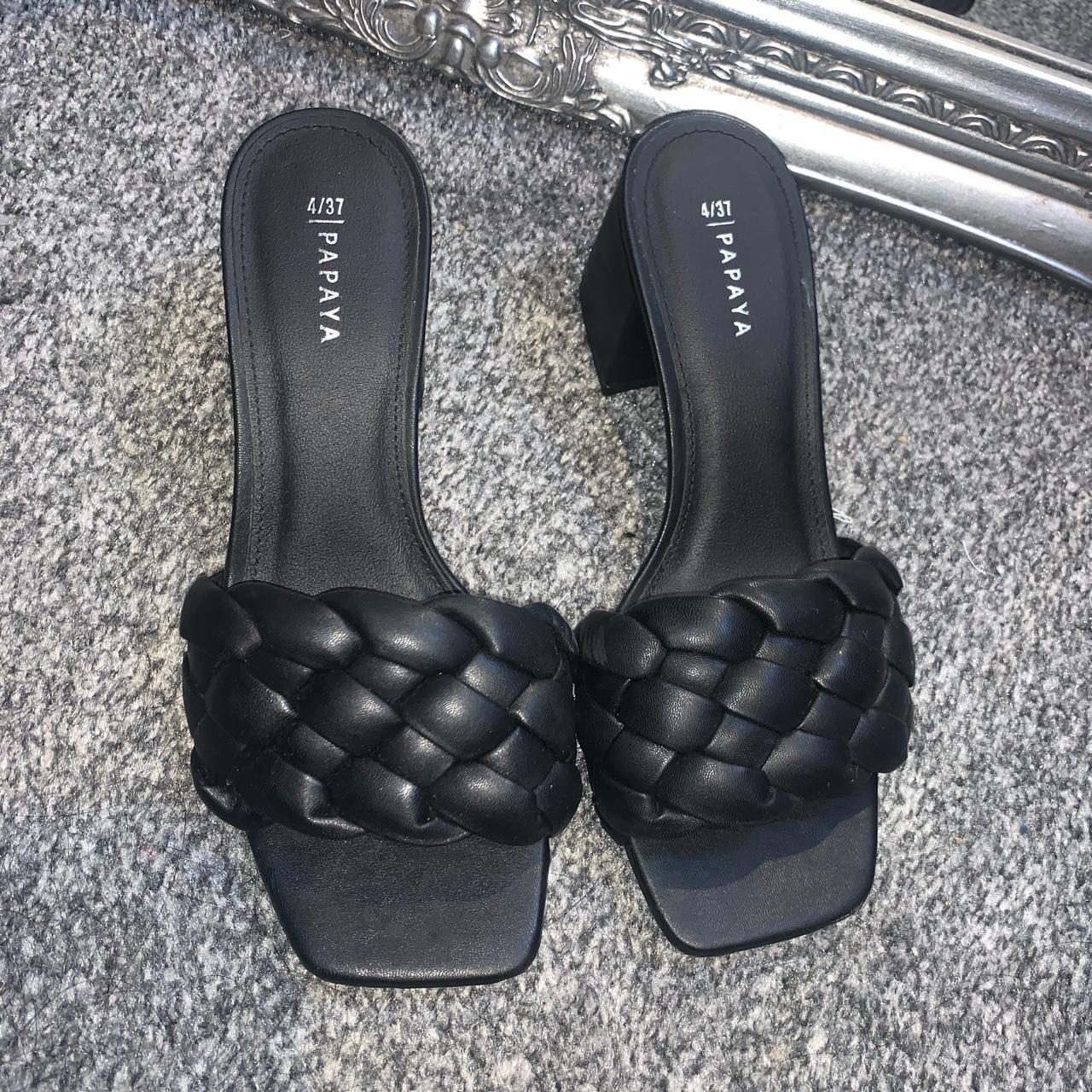 matalan black block heels