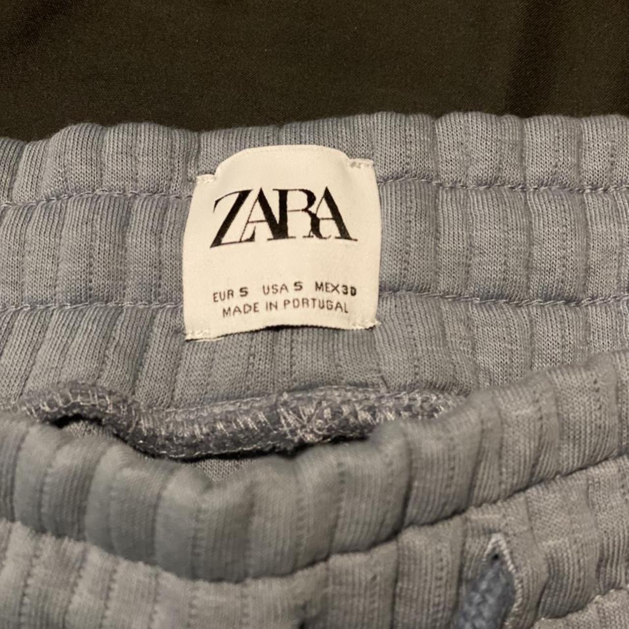 zara blue sweatpants