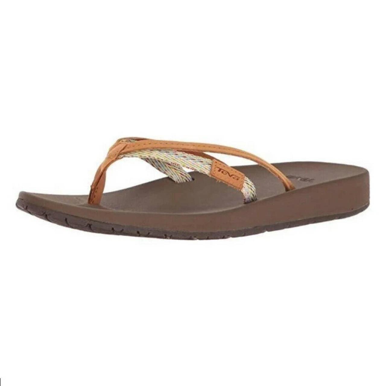 teva azure flip flops
