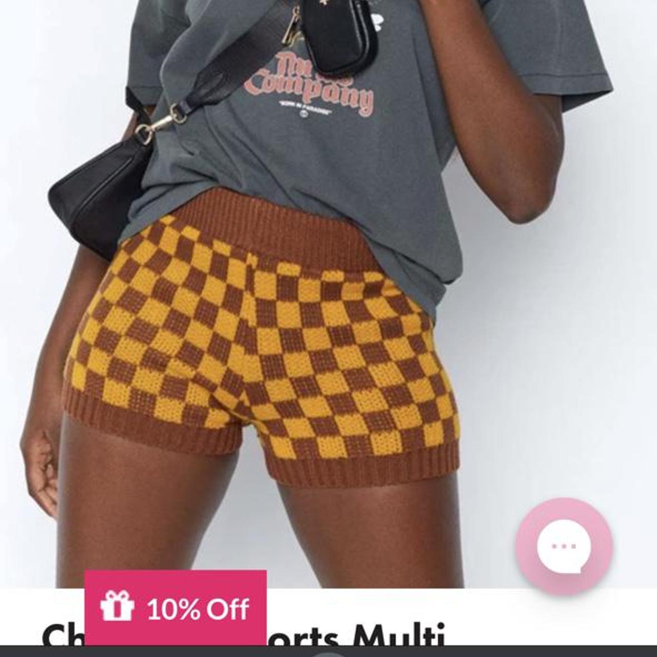 Product Image 3 - beginning boutique checkers knit shorts