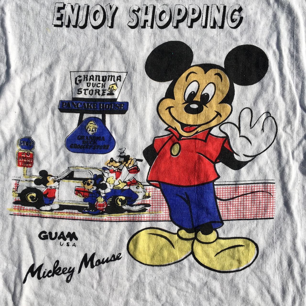 Vintage Guam, USA Bootleg Mickey Mouse T-Shirt. Says... - Depop