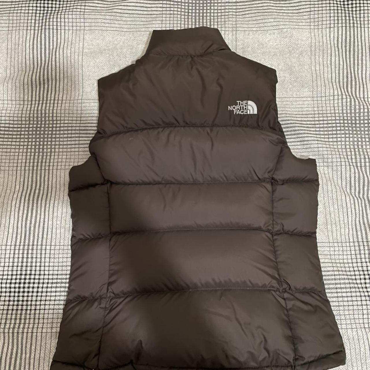 NORTH FACE BROWN PUFFER GILLET ***RARE** 700 LADIES... - Depop