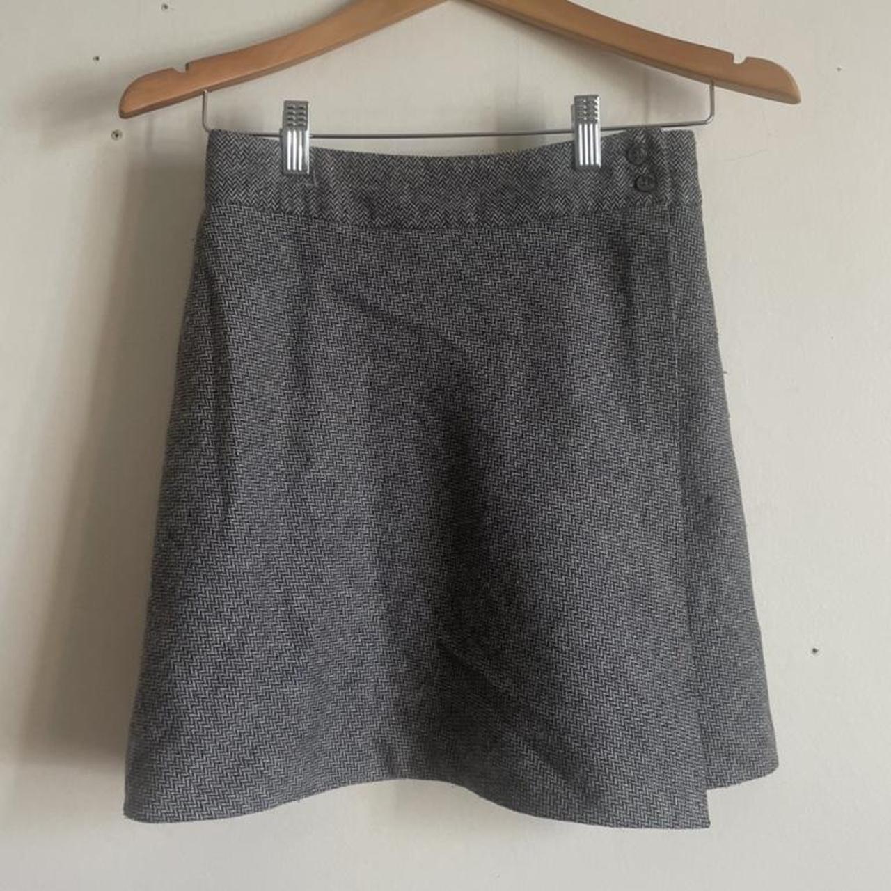 Adorable wool mini skirt. Kids skirt but it works... - Depop