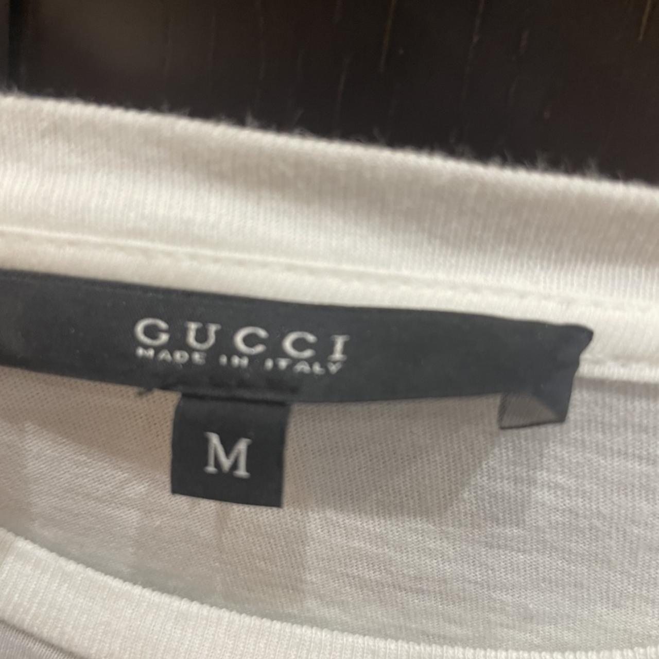 Men’s authentic Gucci white T-shirt Size medium... - Depop