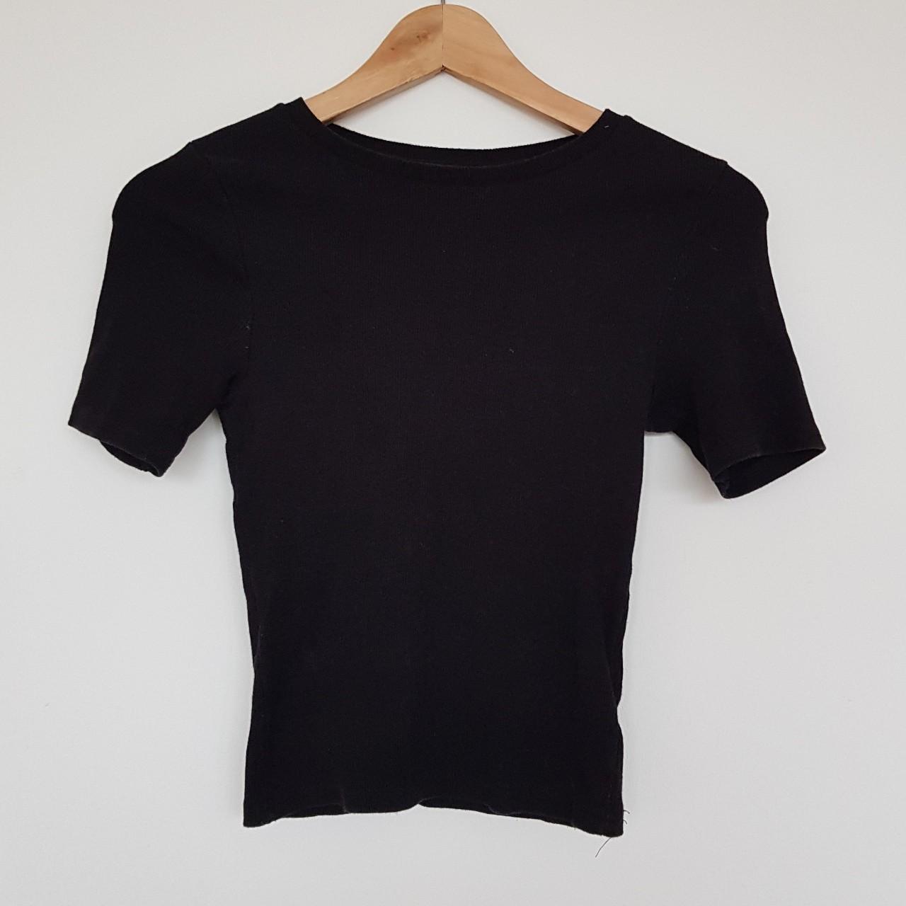 New Look Women's Black Tshirt Depop