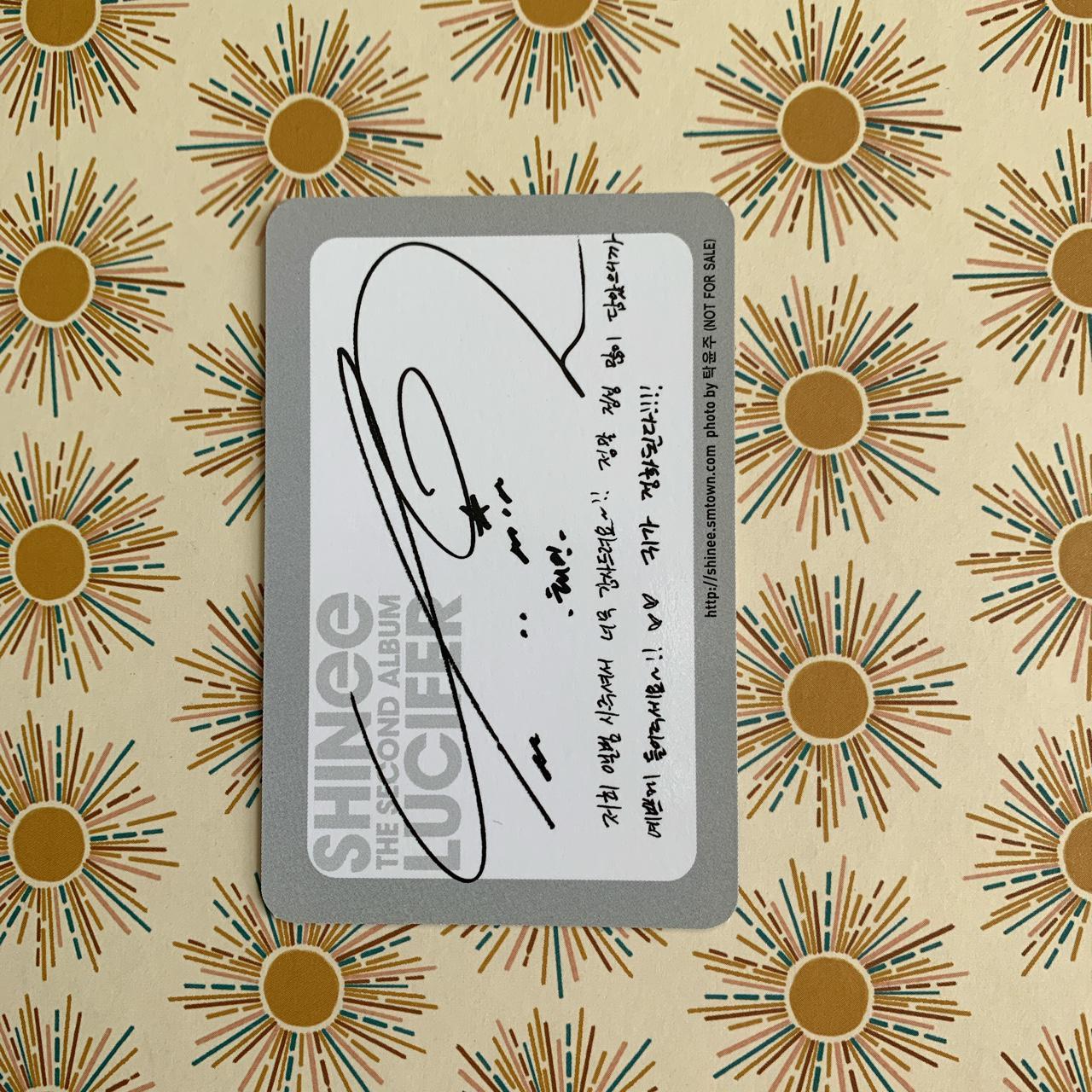 SHINEE Lucifer 2nd album official... Depop