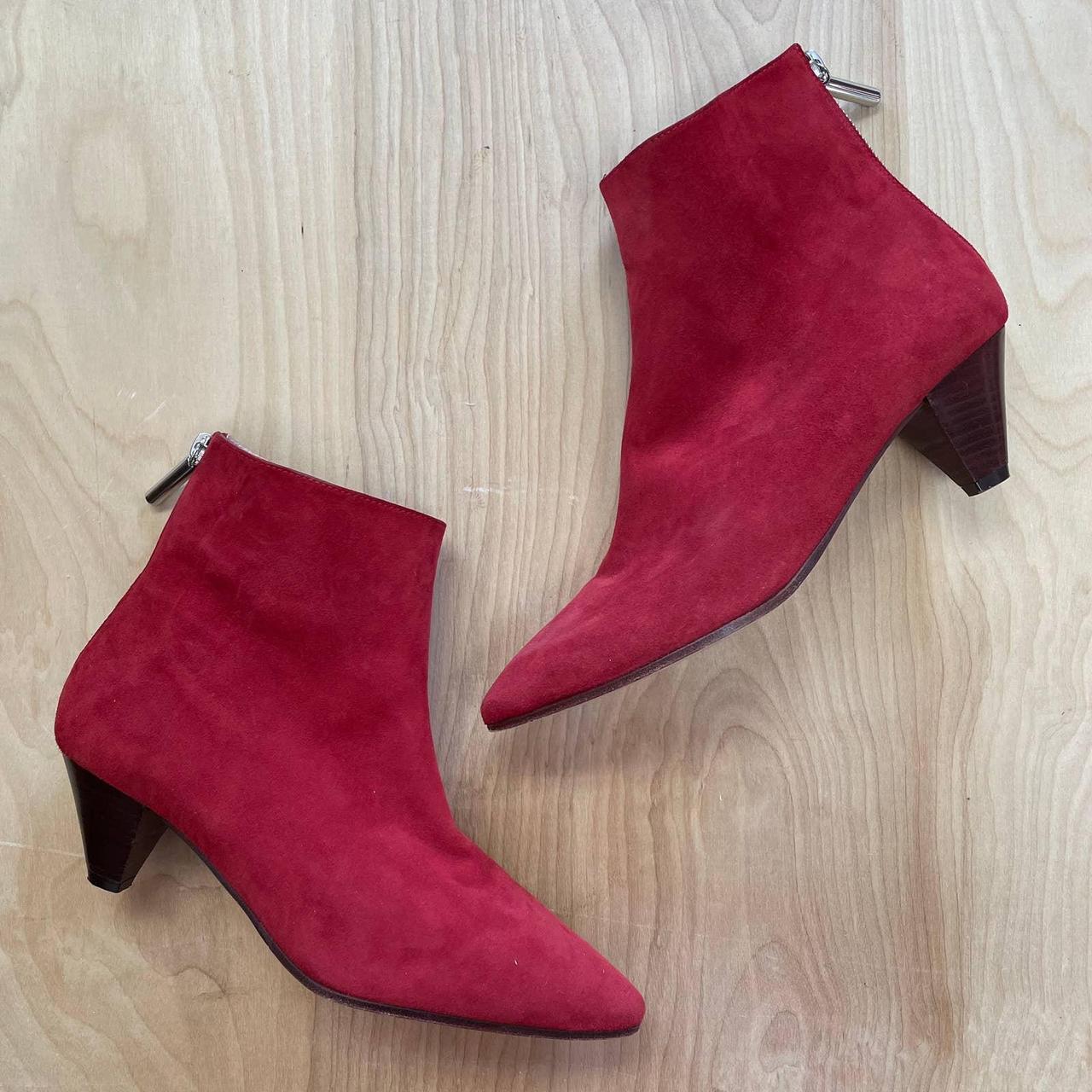 Stuart weitzman red outlet booties