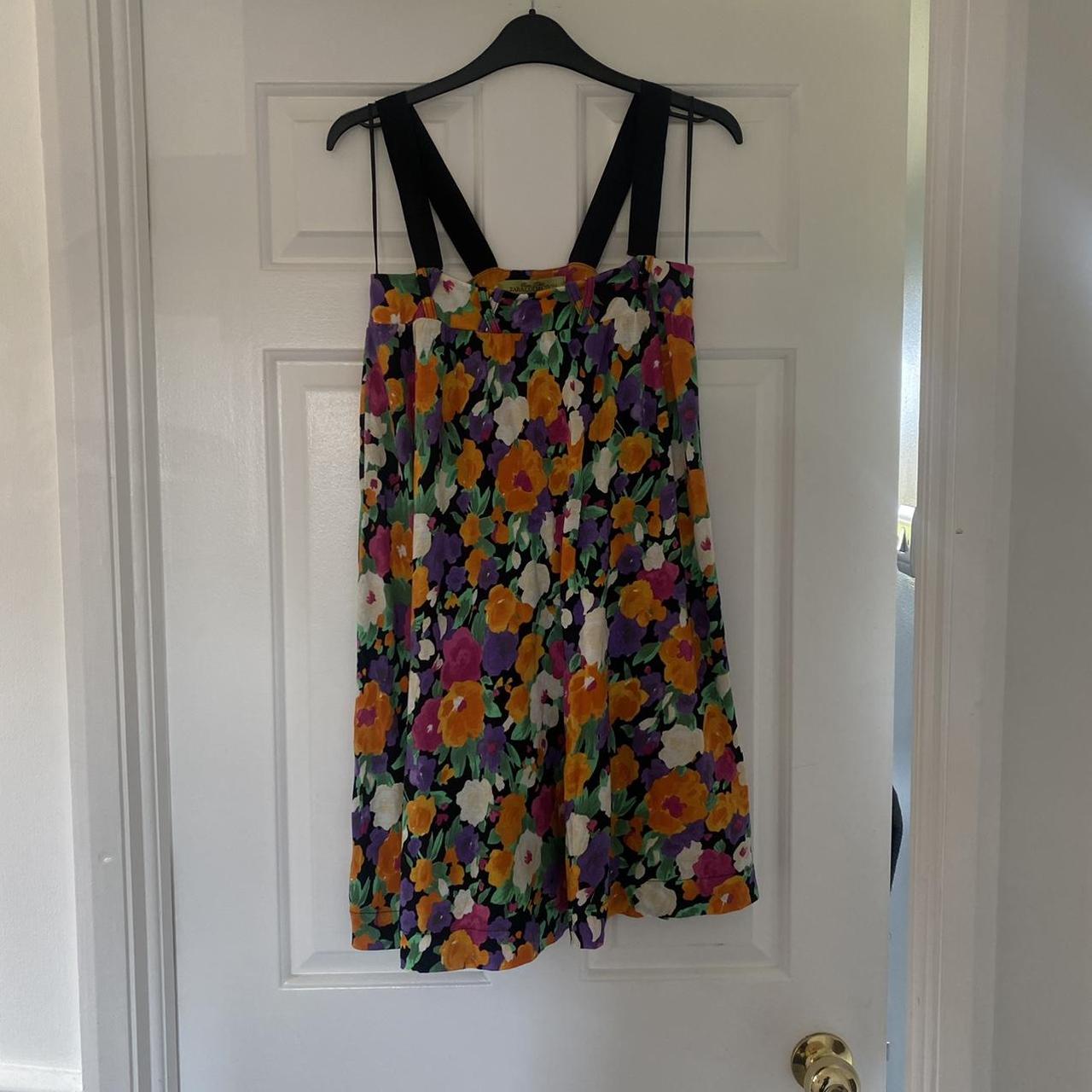 Zara summer dress floral pattern size small... - Depop