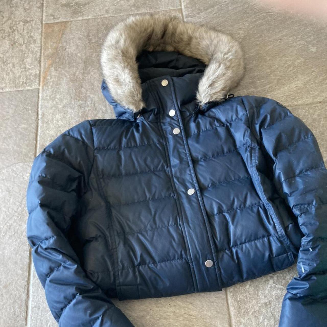 Tommy Sport Tyra Puffer Coat navy size medium with... - Depop