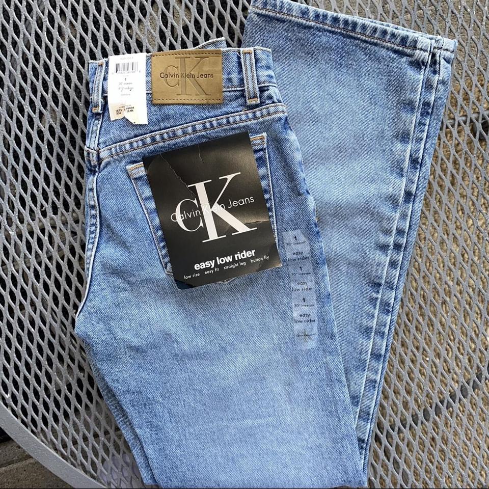 calvin klein easy low rider jeans