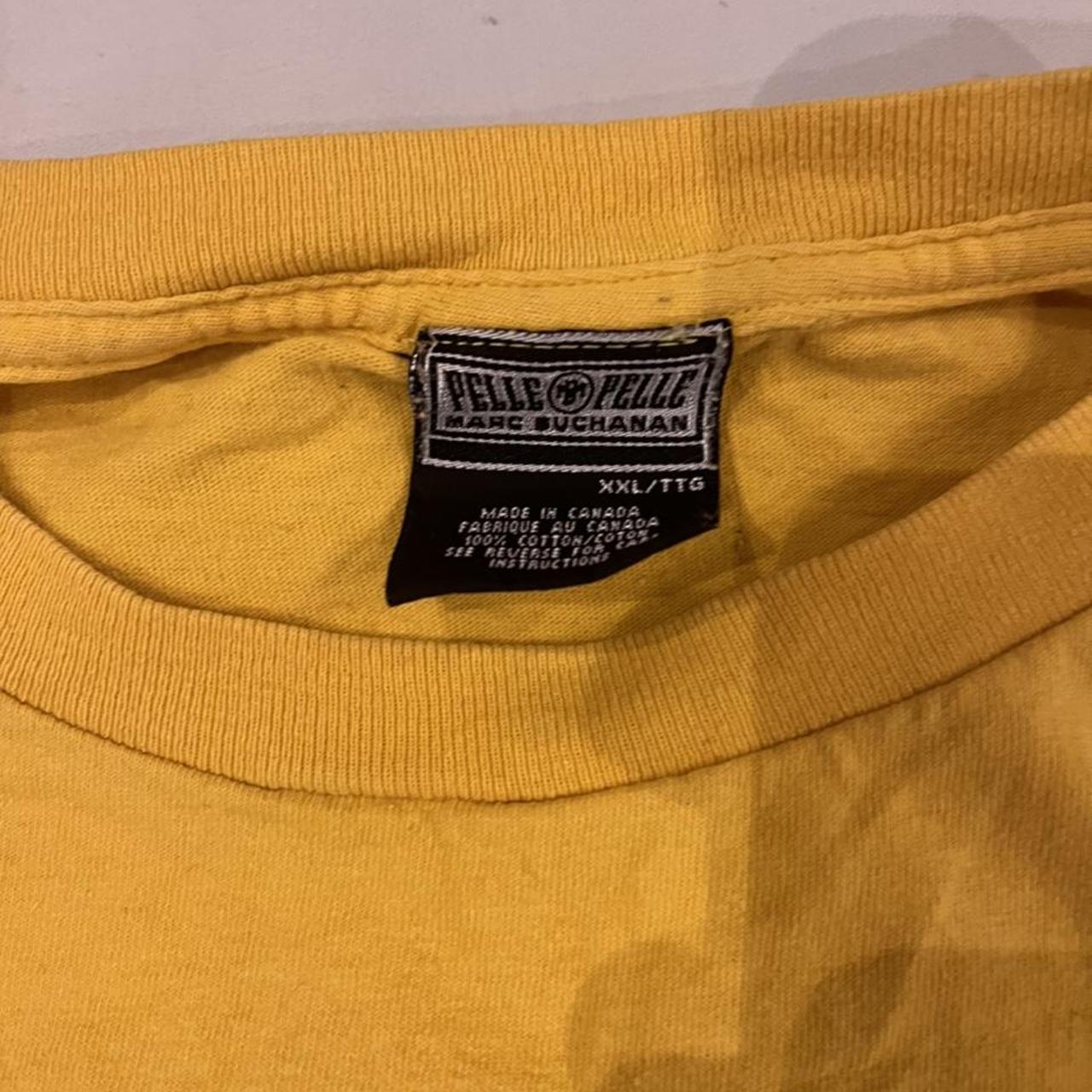 Pelle Pelle Men's Yellow T-shirt | Depop