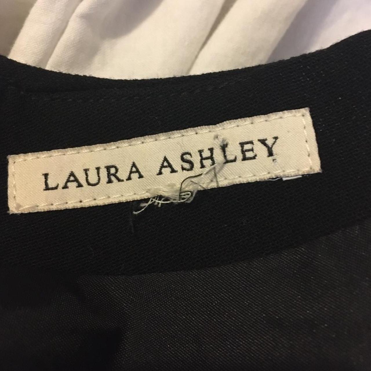 Beautiful Laura Ashley black dress. Size 8. Free... - Depop