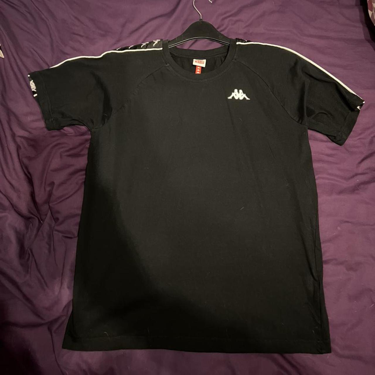 Kappa Tshirt Black Condition 9/10, worn once no... Depop