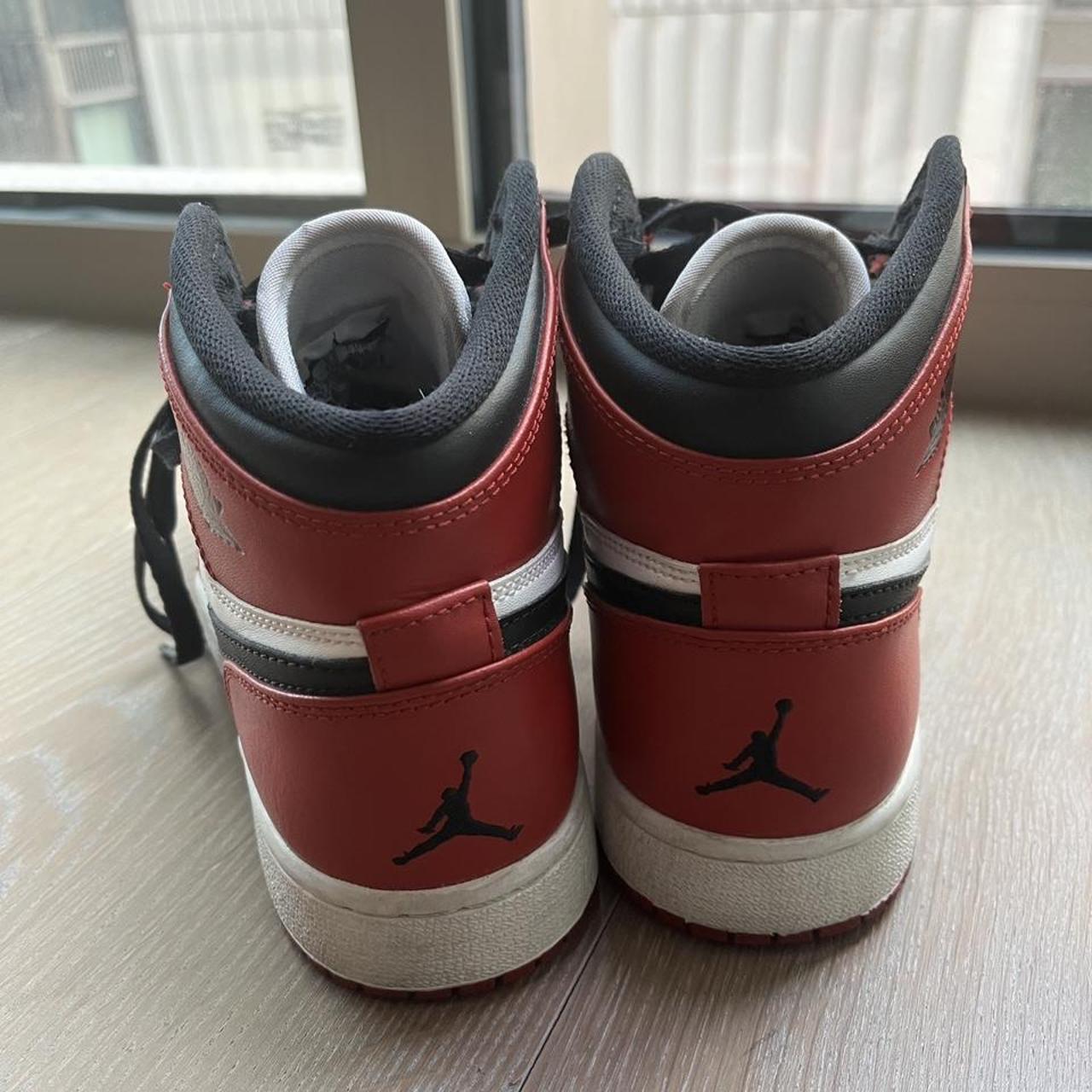 Jordans Black and Red Colourway #jordans #nike... - Depop