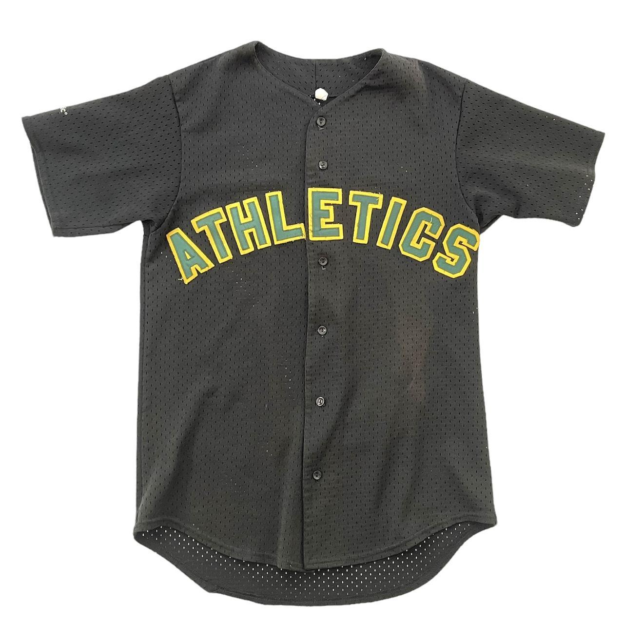 Vintage Oakland Athletics Black Baseball Jersey