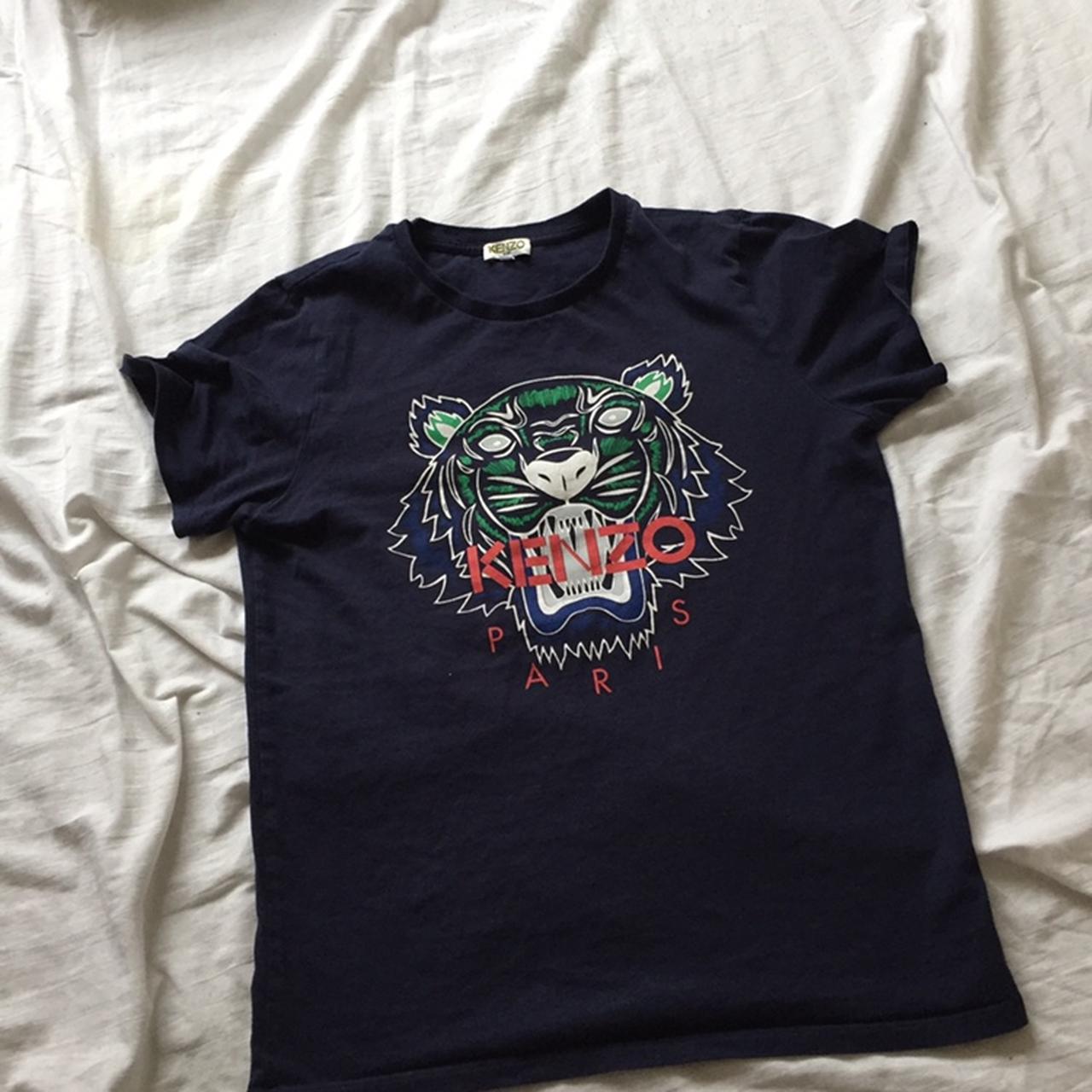 Dark blue deals kenzo t shirt