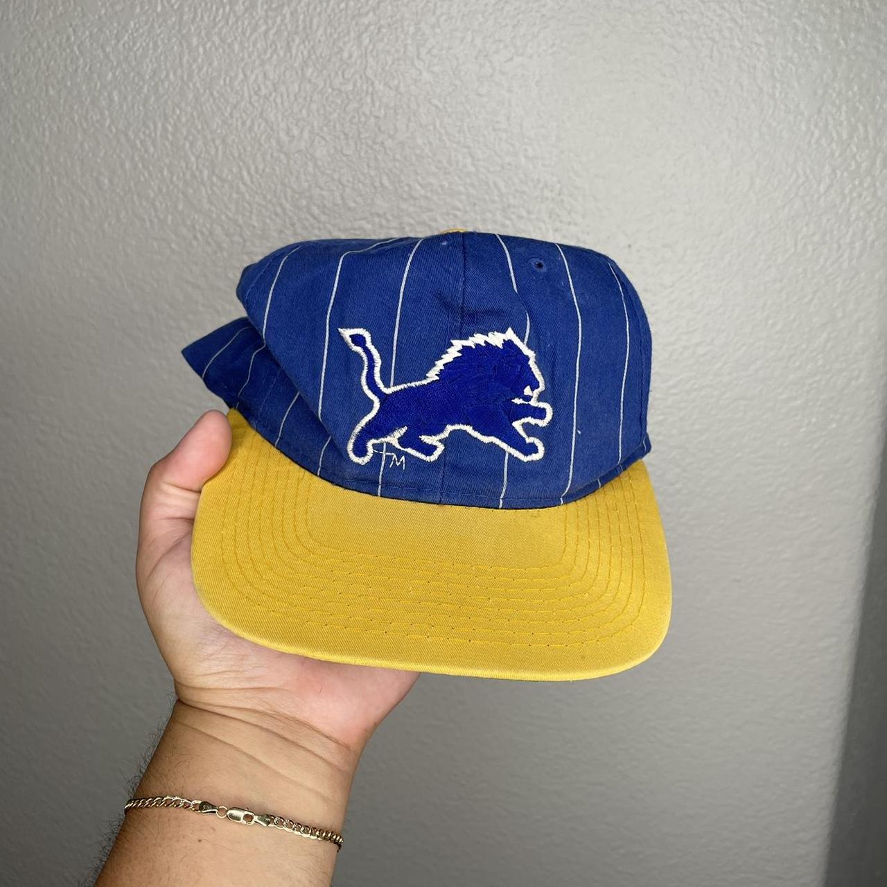 Detroit Lions All Wool Starters Hat Small hole - Depop