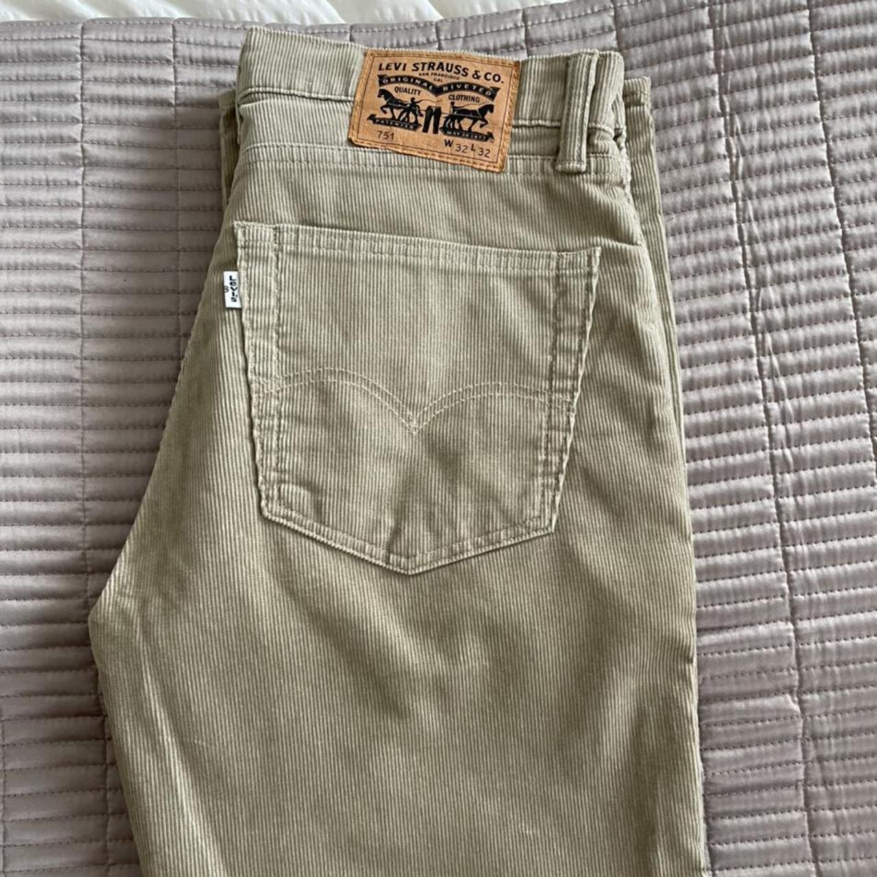 levi beige cords