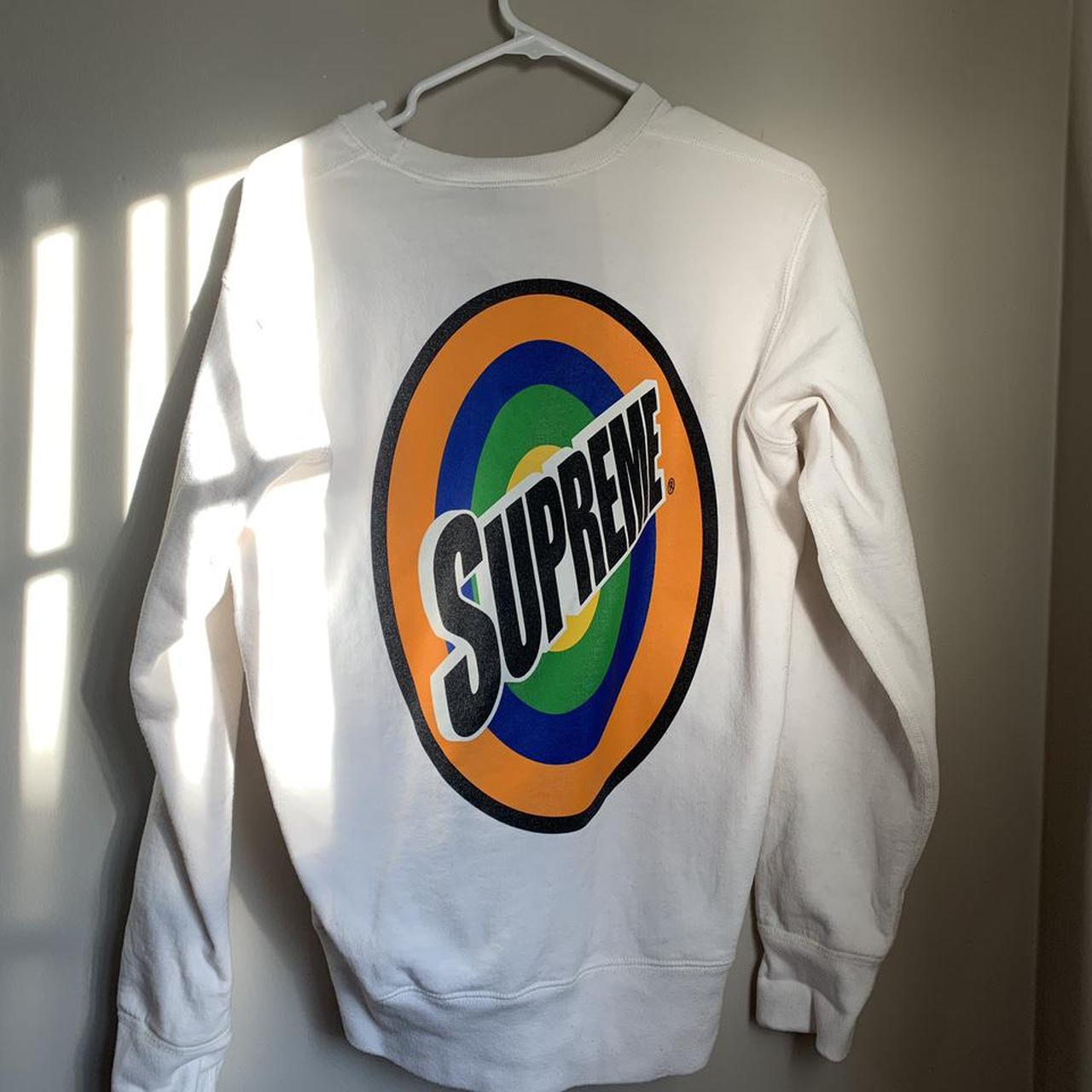 supreme sweater slightly used #supreme #sweater - Depop