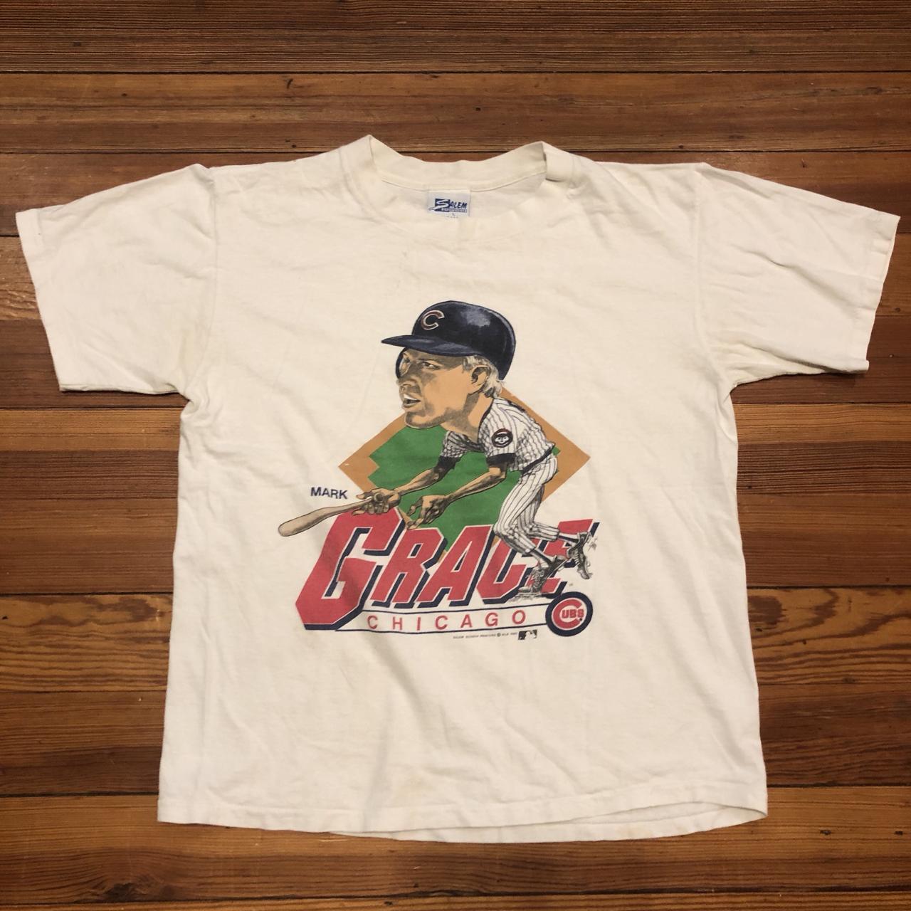 Chicago Cubs Mark Grace 80s 1989 Baseball MLB Player - Depop