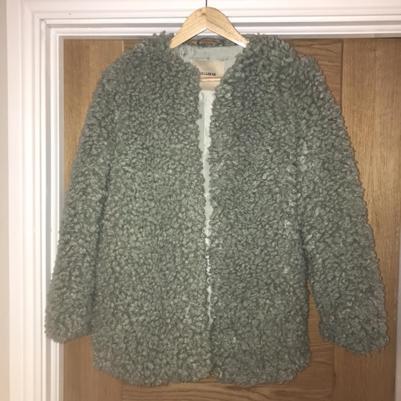 Mint green teddy on sale coat