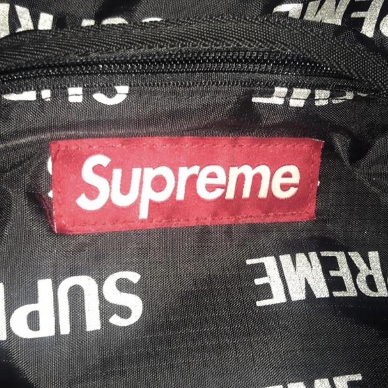 Supreme 3M Reflective Repeat Shoulder Bag Black